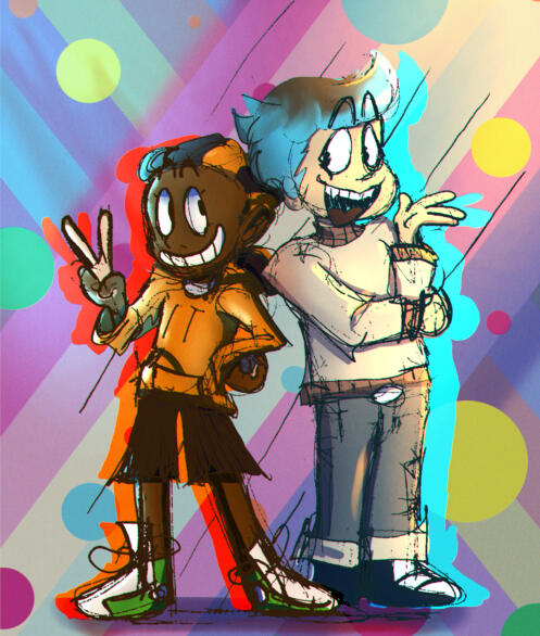 human gumball and darwin